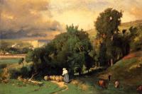 George Inness - Hillside at Etretet